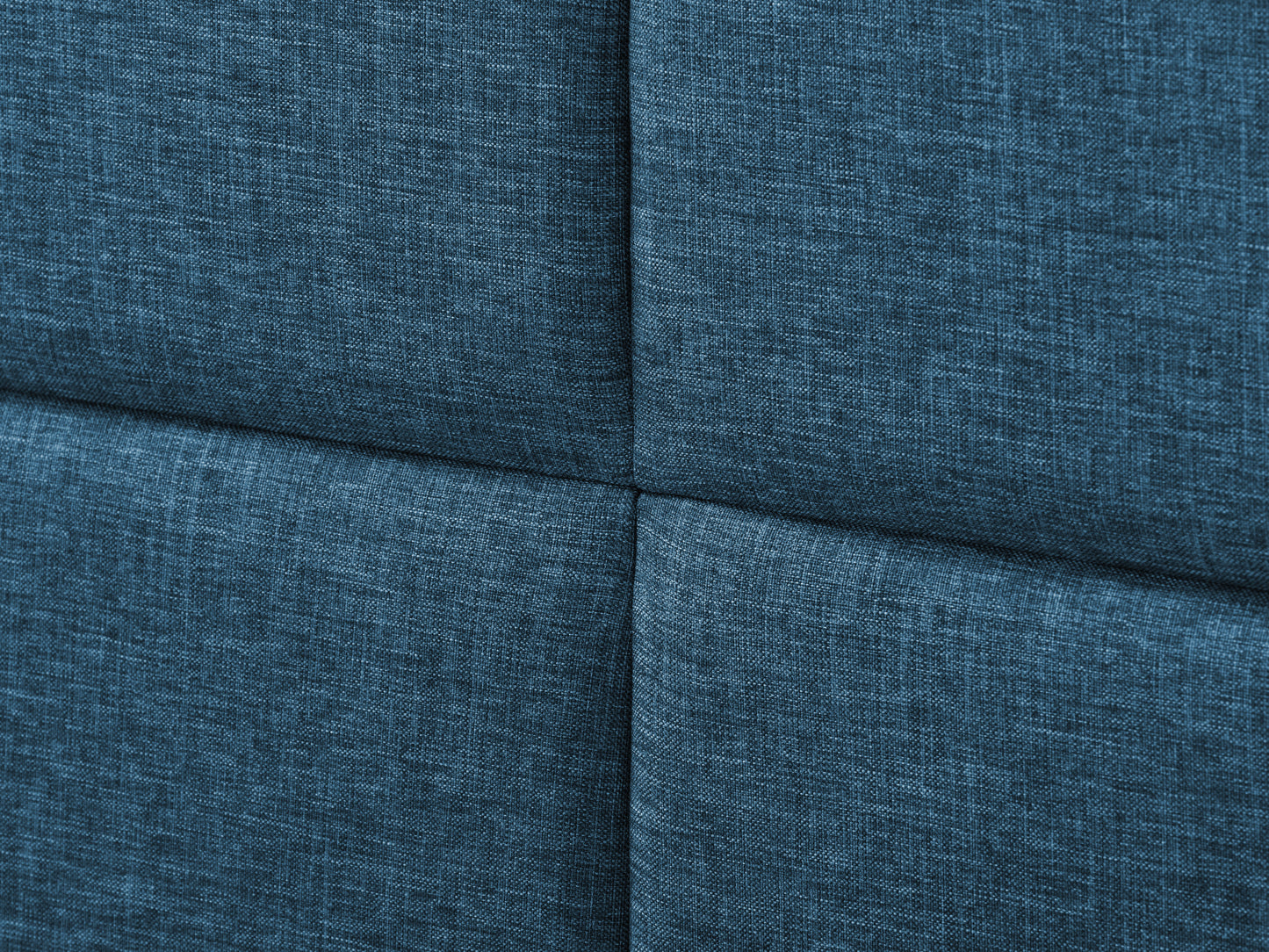 Blue Upholstered Double Bed - FINAL SALE ITEM