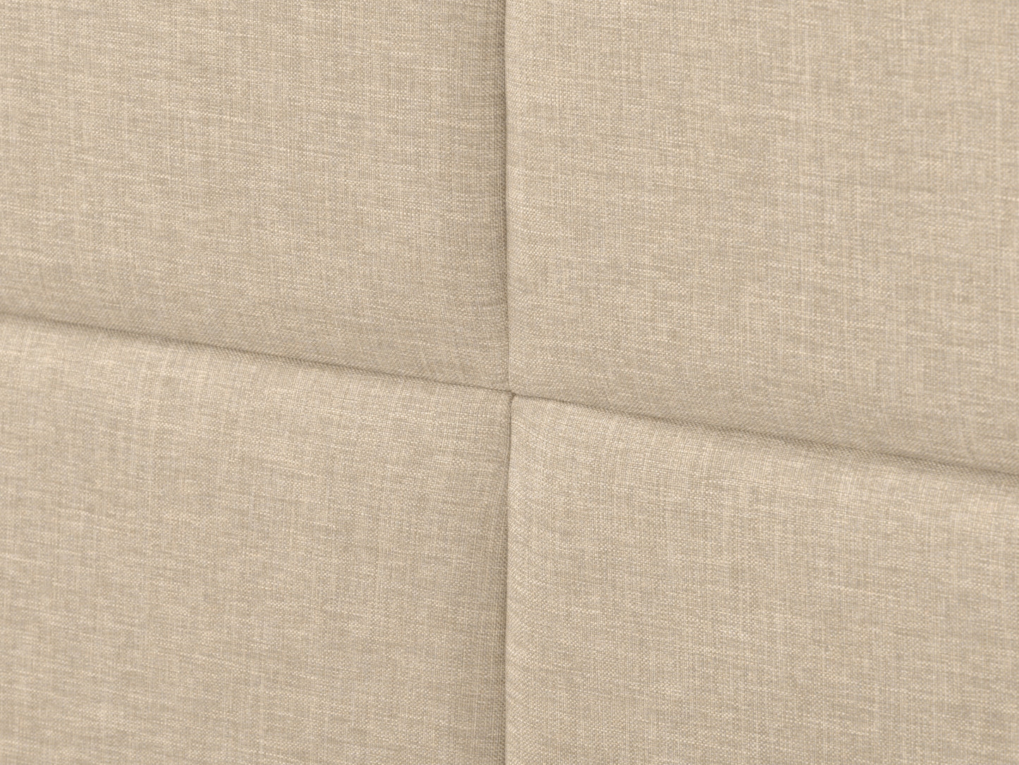 Beige Upholstered Queen Bed - FINAL SALE ITEM