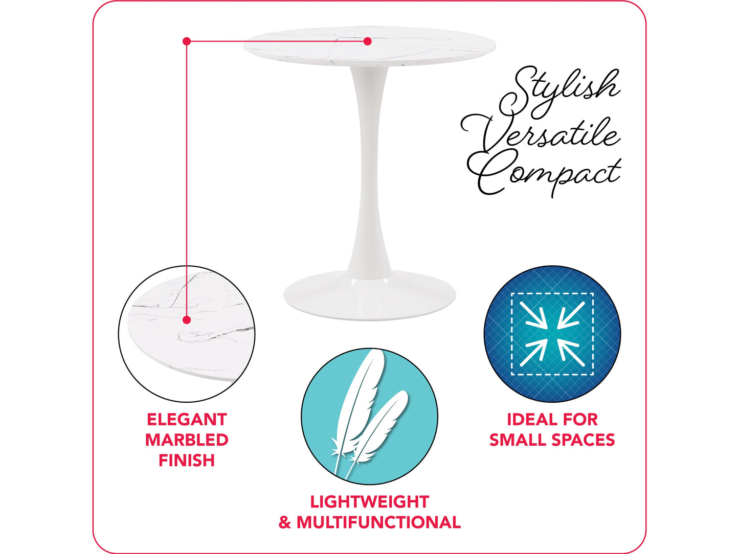 3 piece bistro dining set - black, round table with metal legs, two matching chairs, compact and stylish for small spaces.