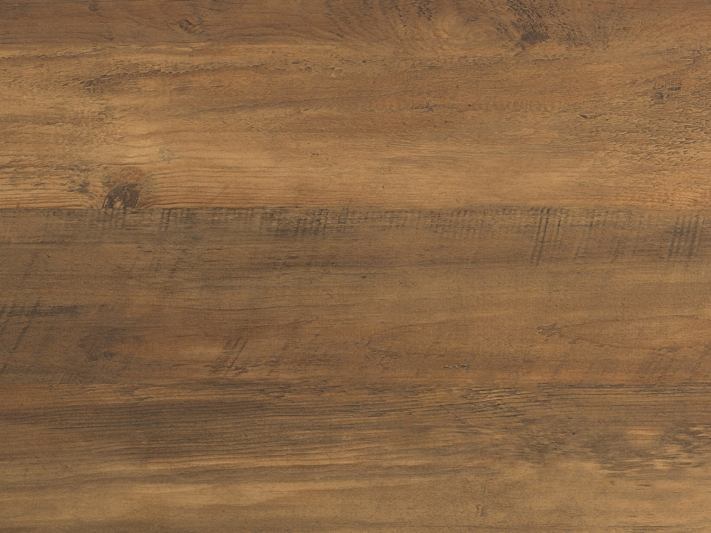 Brown wood round nesting side tables with black metal legs and a modern minimalist design.