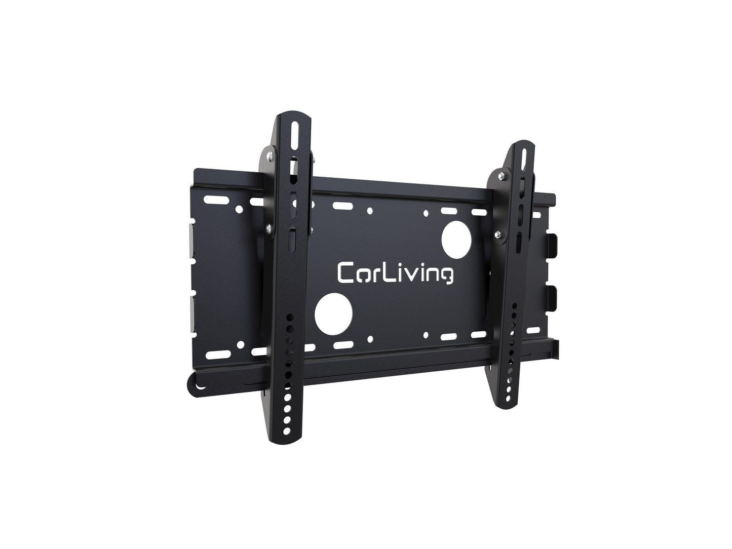 Adjustable 65-inch TV wall mount for 27" - 65" TVs, featuring a sleek black finish, durable steel construction, and full-motion swivel and tilt for optimal viewing angles and space-saving installation.