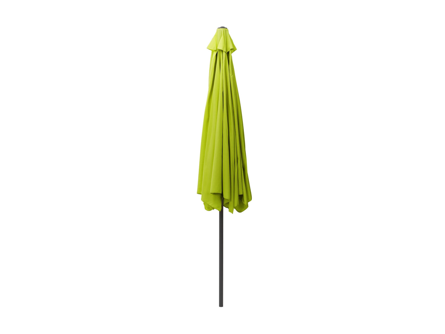 Lime green 10ft patio umbrella with tilting mechanism and sturdy aluminum pole for outdoor shade.