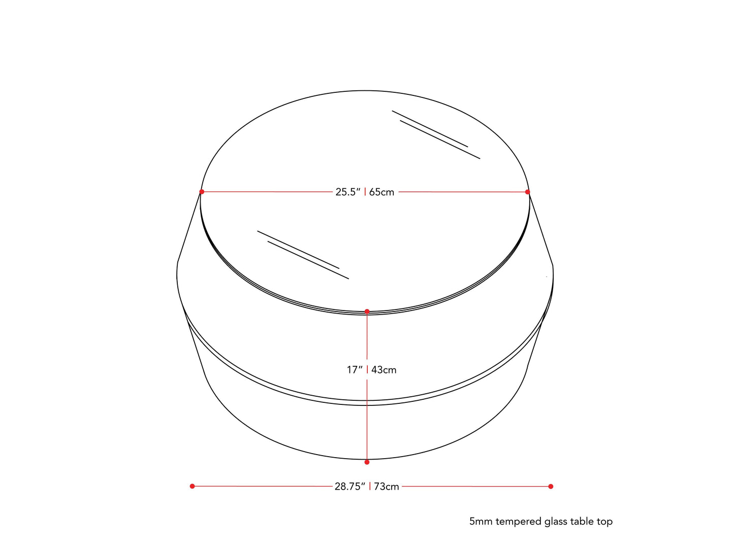 Natural wicker coffee table with round glass top, sturdy metal frame, and woven rattan texture, perfect for outdoor patio settings.