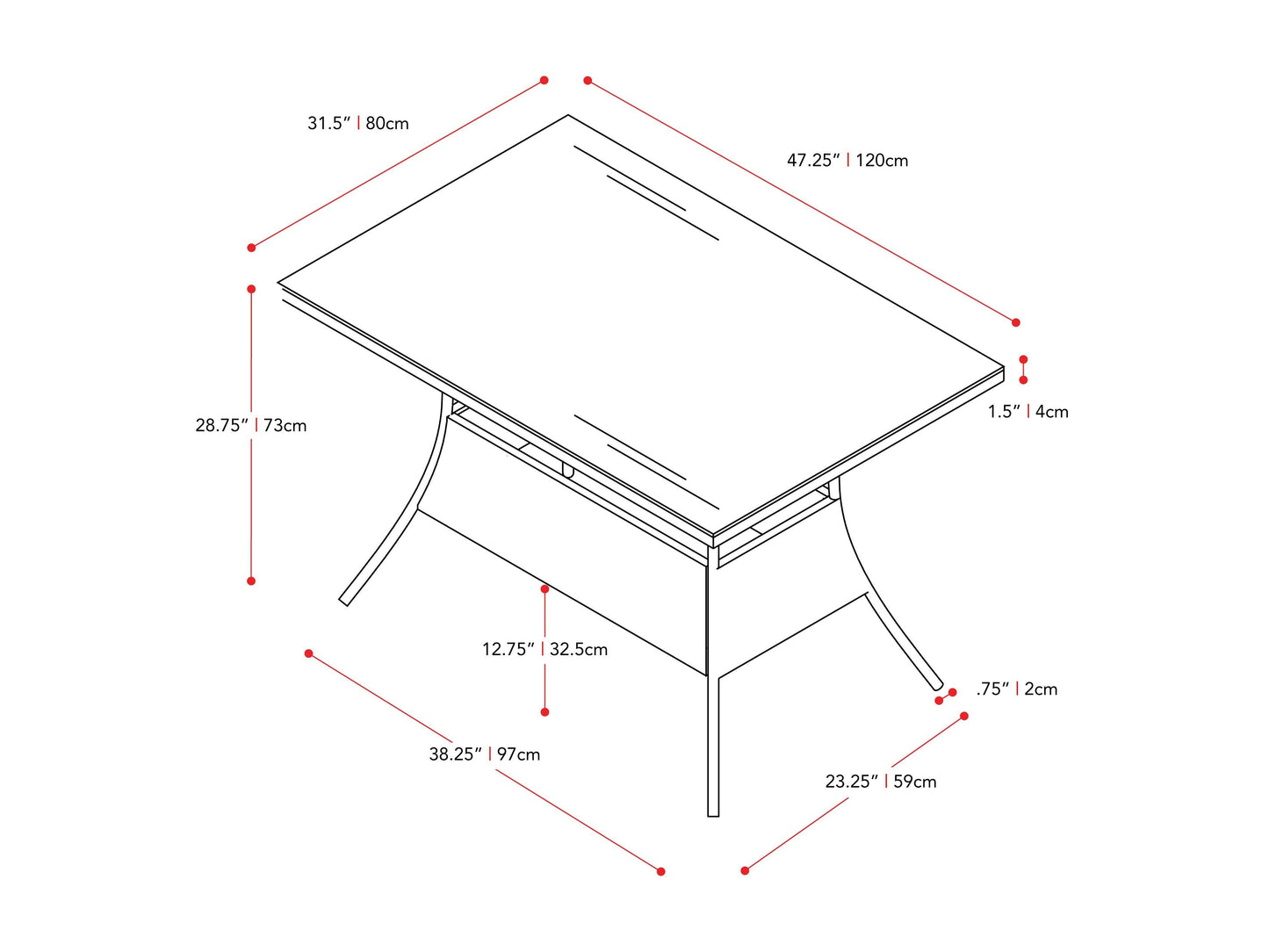 7-piece patio dining set with grey cushioned chairs, black metal frames, and a rectangular wooden table.