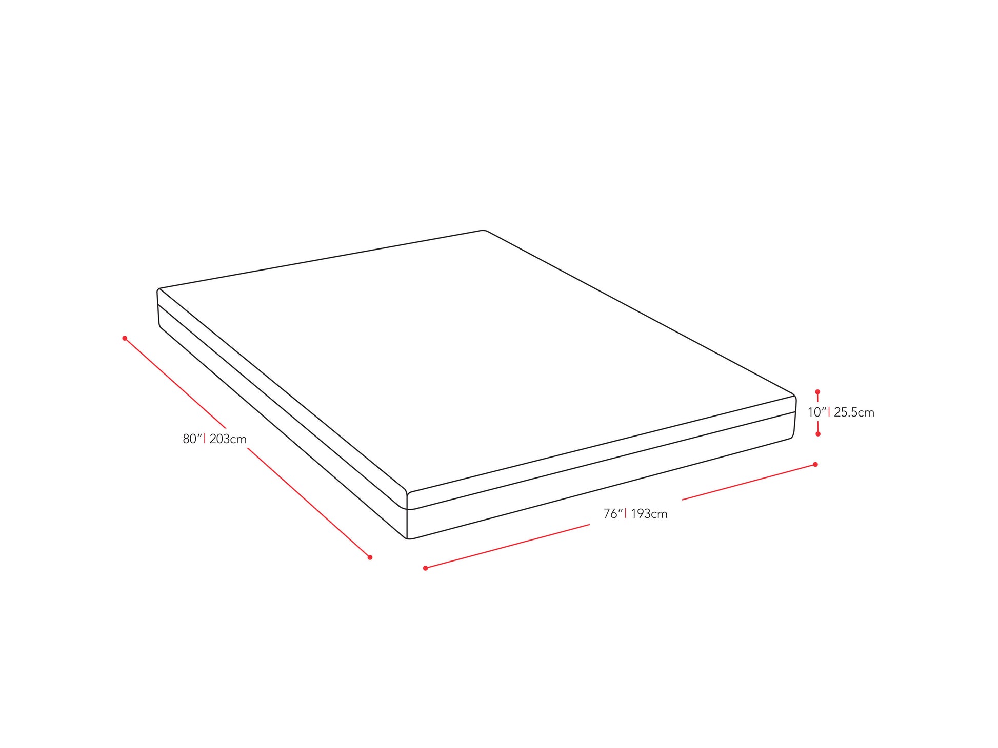 Alt Text: King-size 10-inch memory foam mattress with a plush top layer, featuring a white cover with textured patterns, designed for optimal comfort and support.