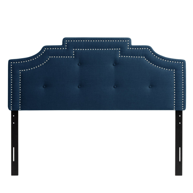 navy blue Padded Headboard, Full / Double Aspen Collection product image by CorLiving
