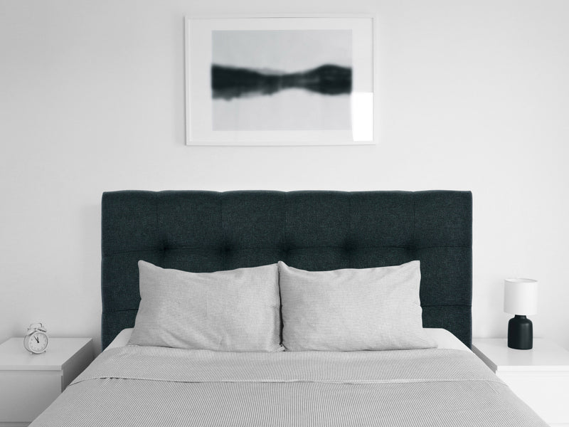 blue Modern Headboard, Twin / Single Valencia Collection lifestyle scene by CorLiving