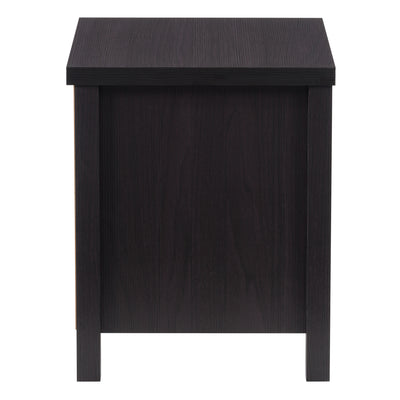 black 2 Drawer Night Stand Boston Collection product image by CorLiving#color_black