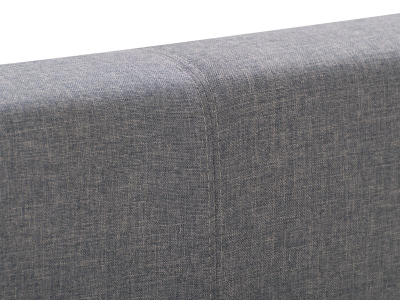 grey Contemporary Twin / Single Bed Juniper Collection detail image by CorLiving