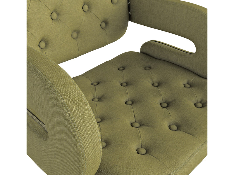 olive green Bar Stools with Arms Set of 2 Jude Collection detail image by CorLiving