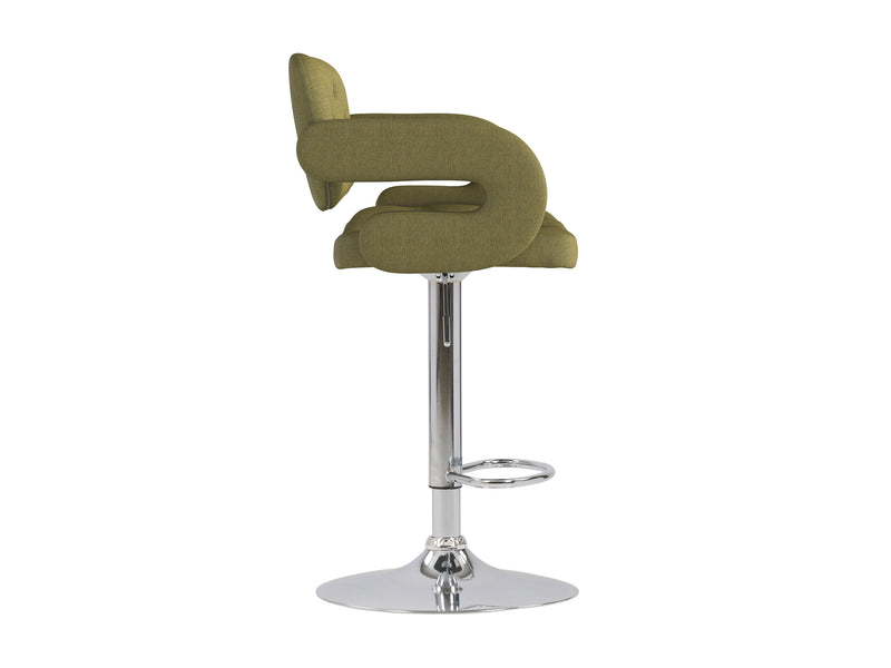 olive green Bar Stools with Arms Set of 2 Jude Collection product image by CorLiving