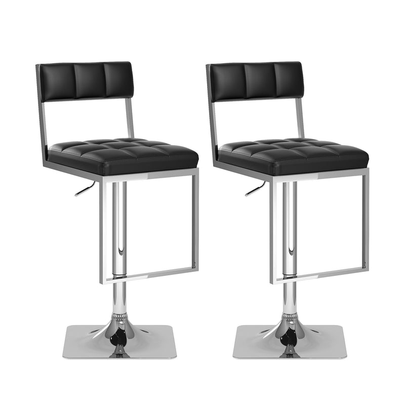 black Bar Stools Set of 2 Riley Collection product image by CorLiving