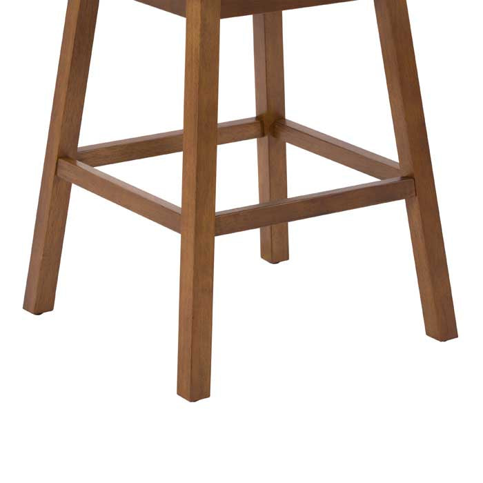 beige and brown High Back Bar Stools Set of 2 Luca Collection detail image by CorLiving