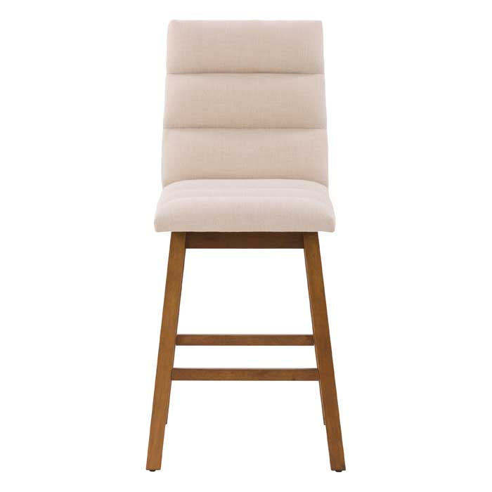 beige and brown Wood Bar Stools Set of 2 Lilibet Collection product image by CorLiving