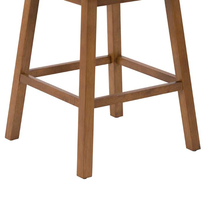 light grey and brown Wood Bar Stools Set of 2 Lilibet Collection detail image by CorLiving