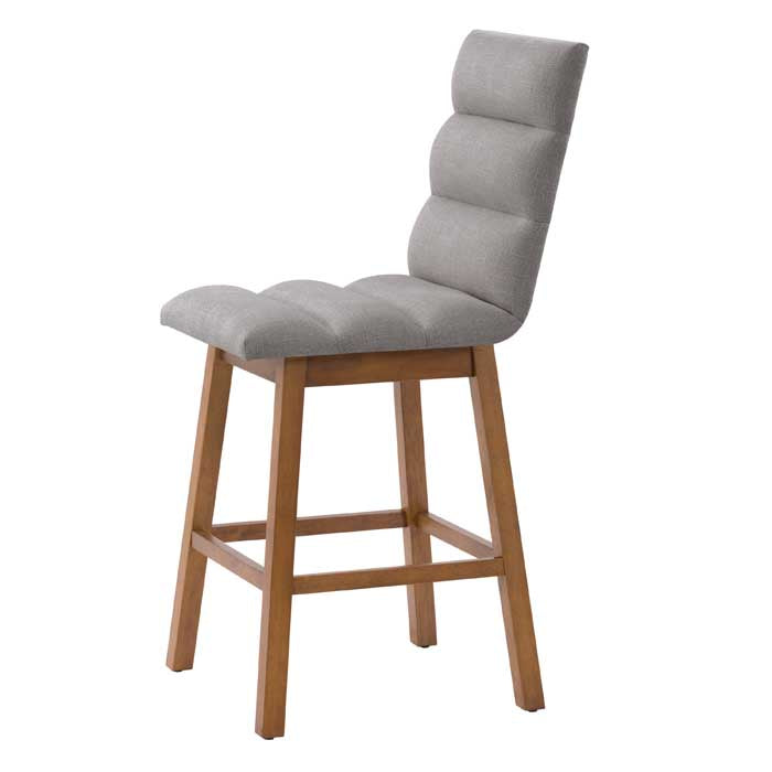 light grey and brown Wood Bar Stools Set of 2 Lilibet Collection product image by CorLiving