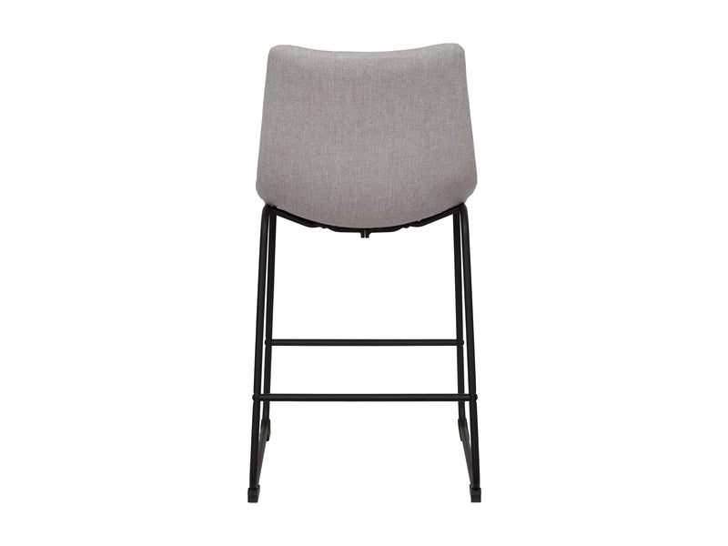 light grey Upholstered Bar Stools Asahi Collection product image by CorLiving