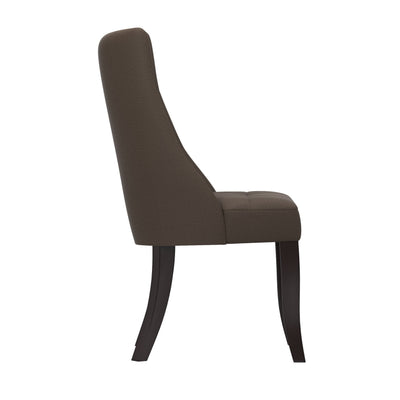 brown Accent Chairs Set of 2 Hayden Collection product image by CorLiving#color_brown