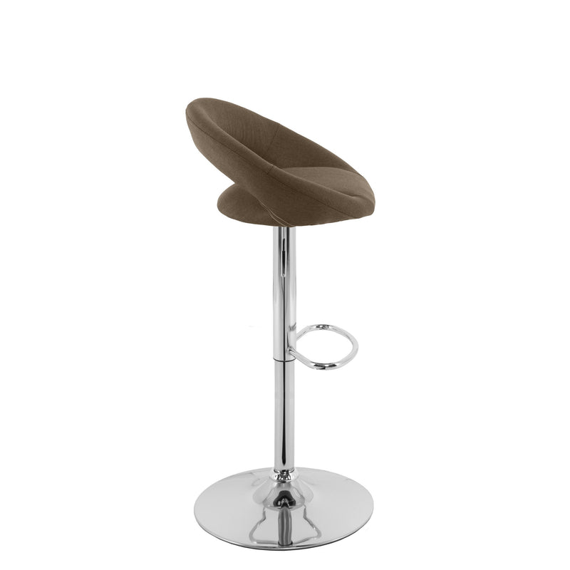 dark brown Adjustable Bar Stool Set of 2 CorLiving Collection product image by CorLiving
