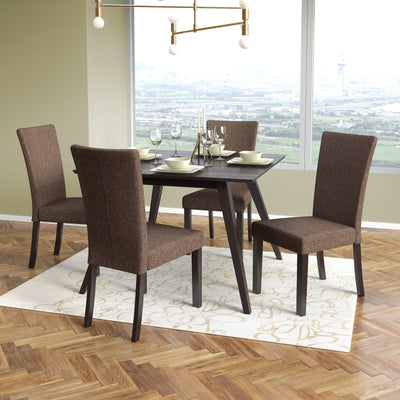 Brown Dining Chairs, Set of 2 CorLiving Collection lifestyle scene by CorLiving#color_brown