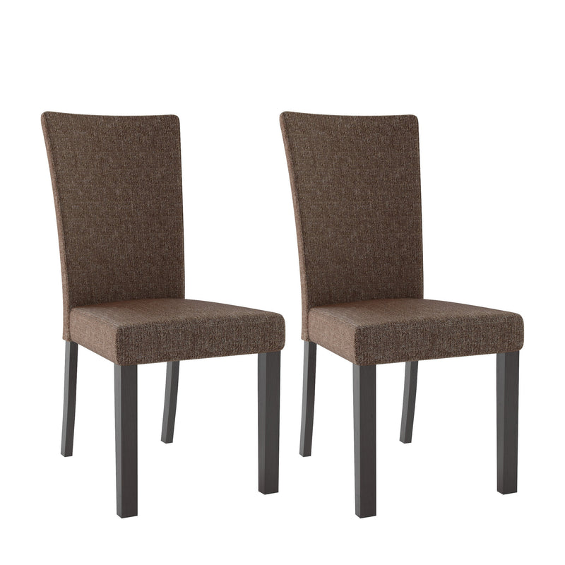 Brown Dining Chairs, Set of 2 CorLiving Collection product image by CorLiving