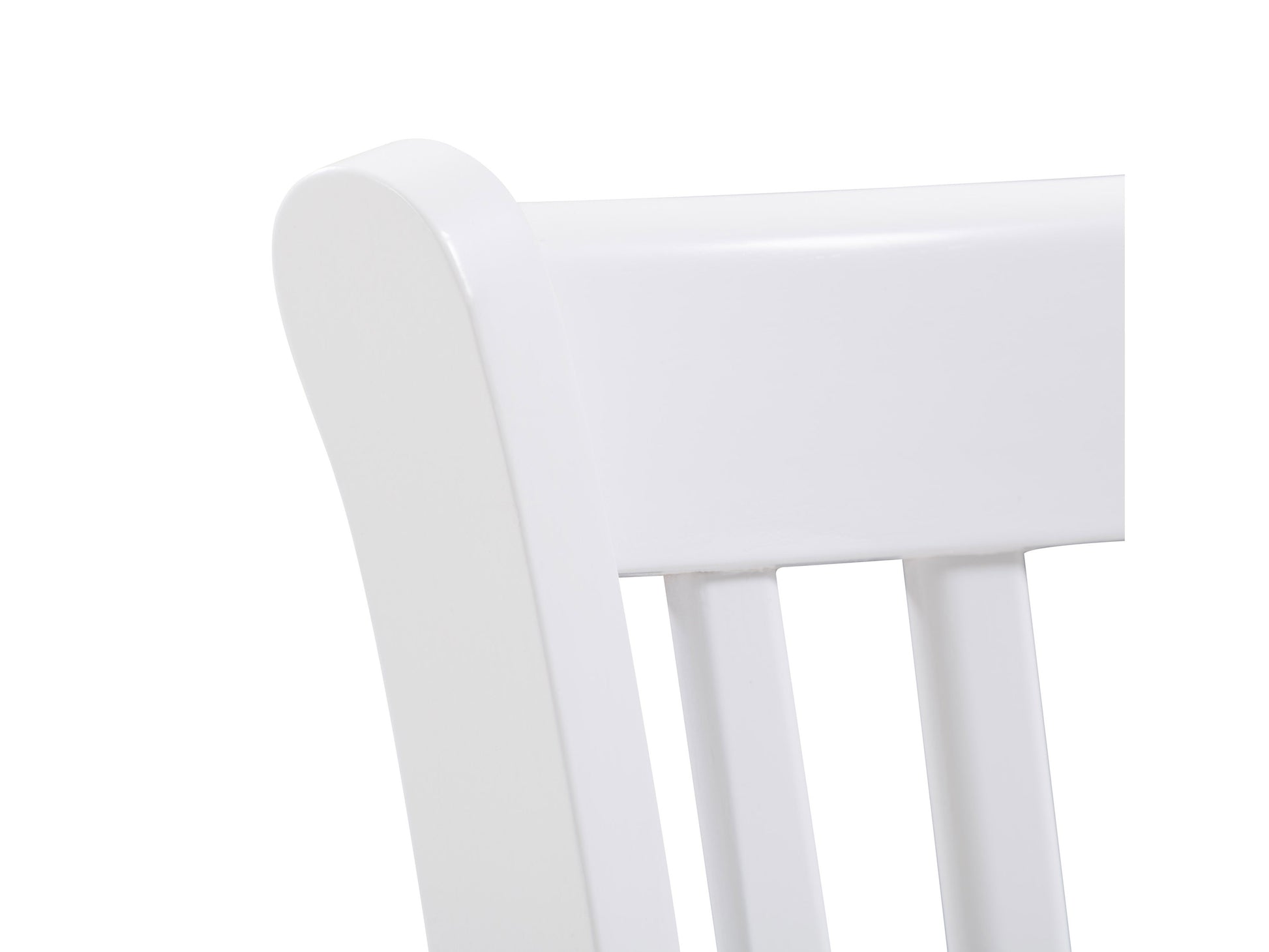 White bar stools set of 2 featuring sleek chrome legs, cushioned white seats, and a modern minimalist design, perfect for contemporary kitchen or bar areas.
