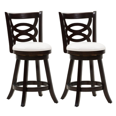 white Wood Bar Stools Counter Height Wren Collection product image by CorLiving#color_white