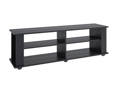 Black Wooden TV Stand for TVs up to 75" Fillmore Collection product image by CorLiving#color_black