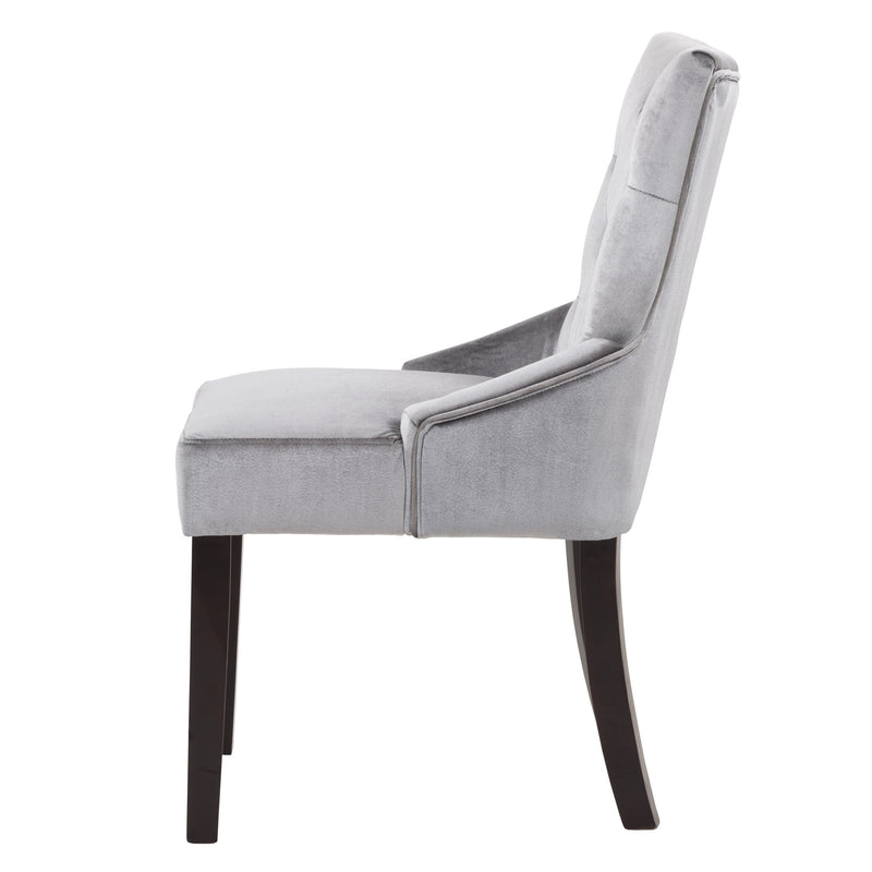 light grey Accent Chairs Set of 2 Antonio Collection product image by CorLiving