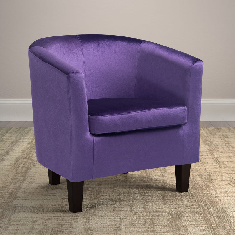 purple Green Accent Chair Antonio Collection lifestyle scene by CorLiving
