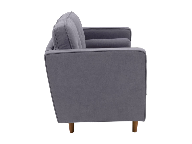 grey 2 Seater Loveseat Sofa Mulberry collection product image by CorLiving