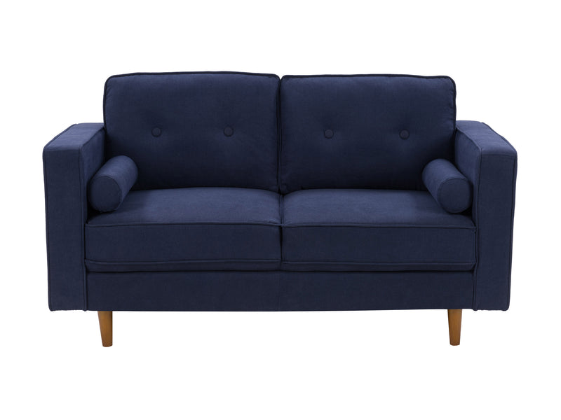 navy blue 2 Seater Loveseat Sofa Mulberry collection product image by CorLiving