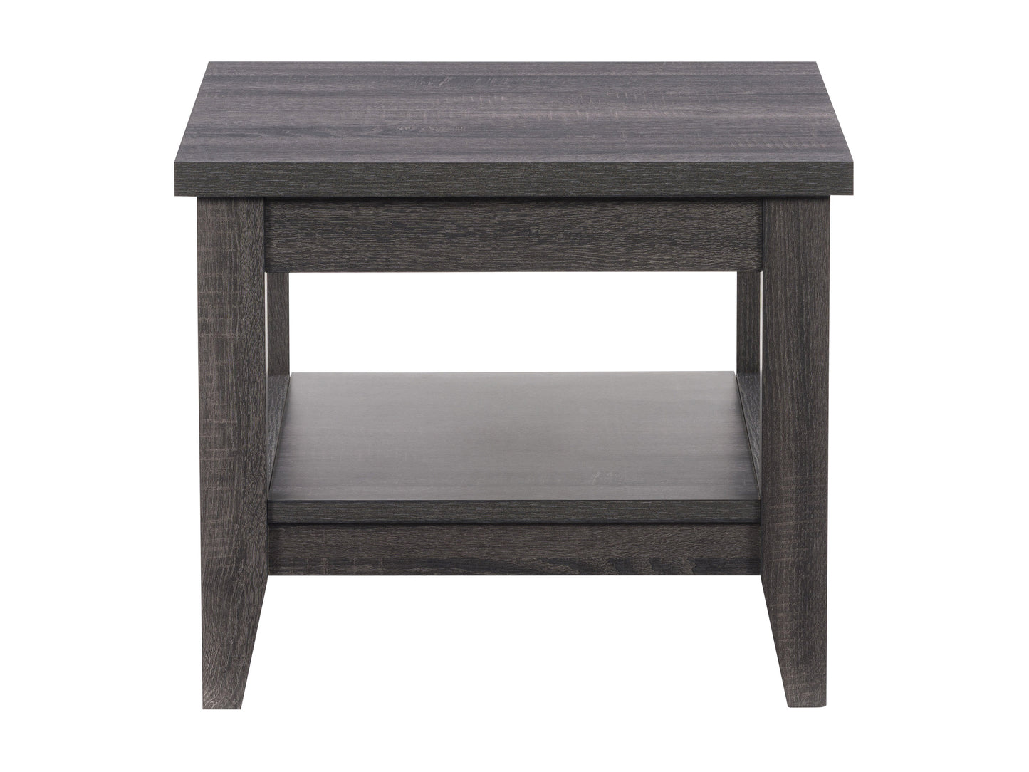 Modern side table with a light wood finish, featuring a single drawer and sleek black metal legs. Ideal for contemporary living rooms or bedrooms, providing stylish storage and display space.