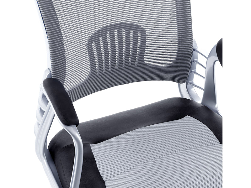 grey Mesh Office Chair Quinn Collection detail image by CorLiving