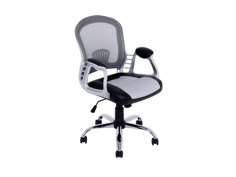 grey Mesh Office Chair Quinn Collection product image by CorLiving