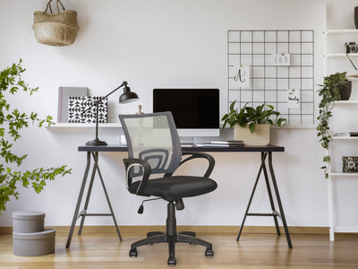dark grey Mesh Back Office Chair Jaxon Collection lifestyle scene by CorLiving#color_dark-grey