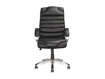 black Executive Office Chair Nolan Collection product image by CorLiving#color_black