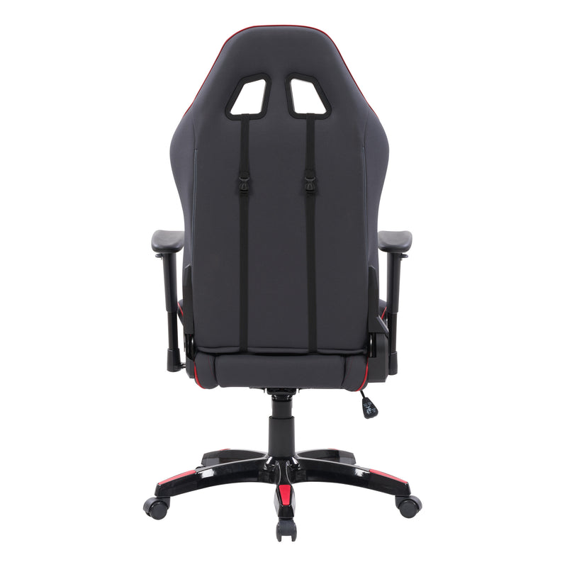 grey and red Ergonomic Gaming Chair Workspace Collection product image by CorLiving