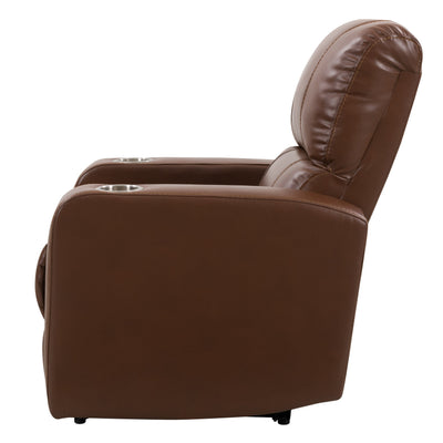 brown Power Recliner Tuscon Collection product image by CorLiving#color_brown