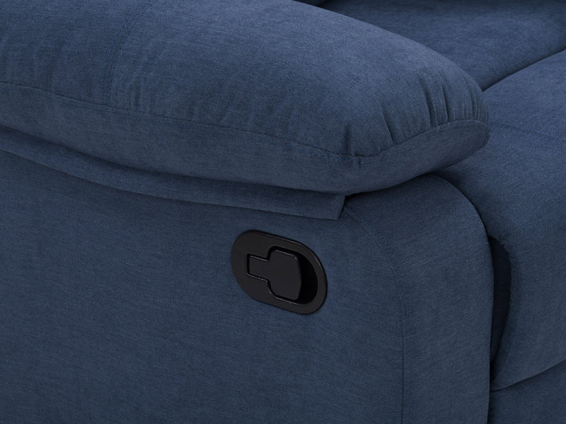 blue 2 Seater Recliner Sofa Oren Collection detail image by CorLiving