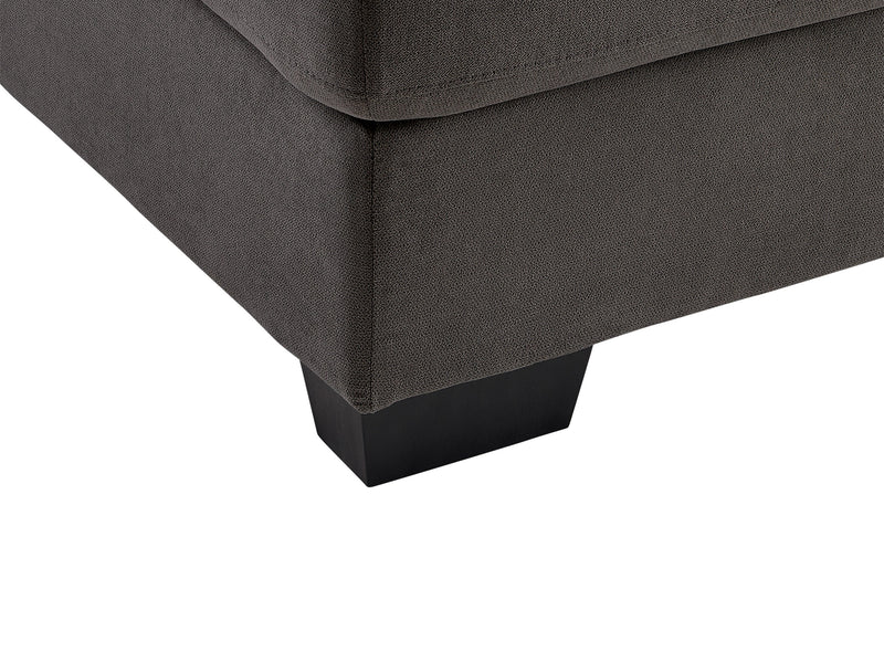 dark grey Wide Sectional Couch, Right Facing Lyon collection detail image by CorLiving