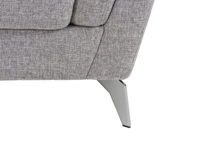 light grey 2 Seat Sofa Loveseat Lansing Collection detail image by CorLiving#color_lansing-light-grey
