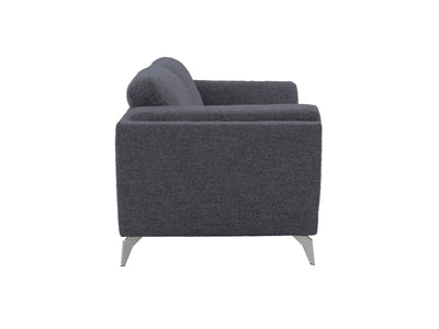 deep blue 2 Seat Sofa Loveseat Lansing Collection product image by CorLiving#color_lansing-deep-blue