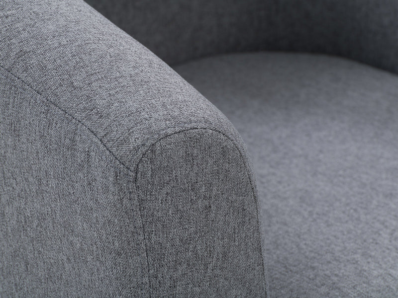 grey Tub Chair Elewood Collection detail image by CorLiving