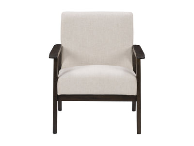 beige Wood Armchair Greyson Collection product image by CorLiving#color_greyson-beige