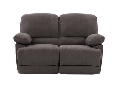 grey Reclining Loveseat Sofa Lea collection product image by CorLiving#color_grey