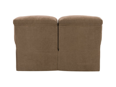brown Reclining Loveseat Sofa Lea collection product image by CorLiving#color_brown