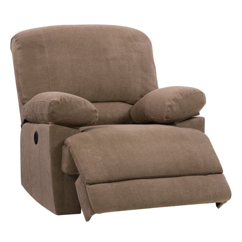 brown Recliner Chair with Remote Control Lea Collection product image by CorLiving