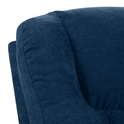 navy blue Power Lift Assist Recliner Arlington Collection detail image by CorLiving#color_navy-blue-1