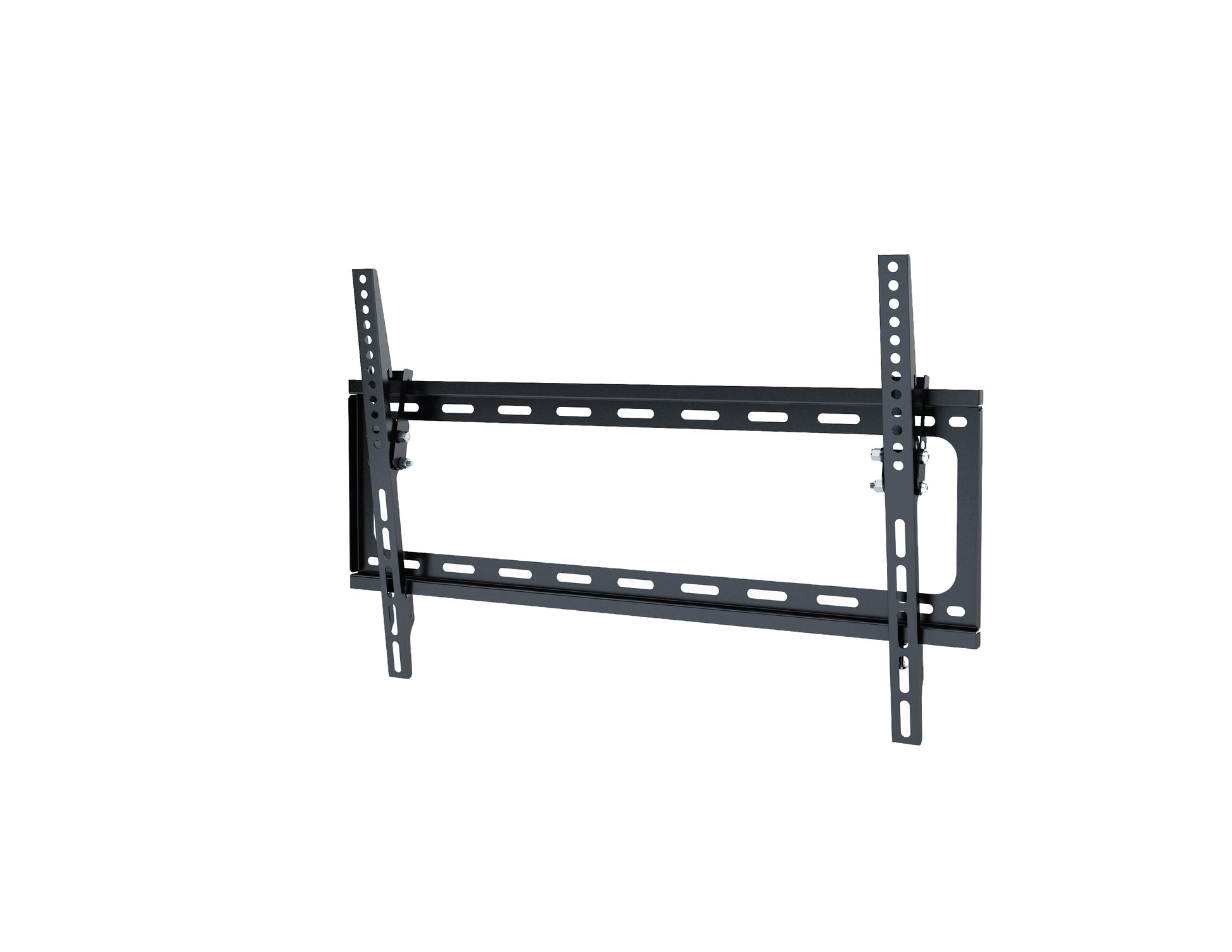 Black adjustable TV wall mount supporting 37 to 70 inch screens, featuring sturdy metal construction, sleek design, and easy installation for home or office use.
